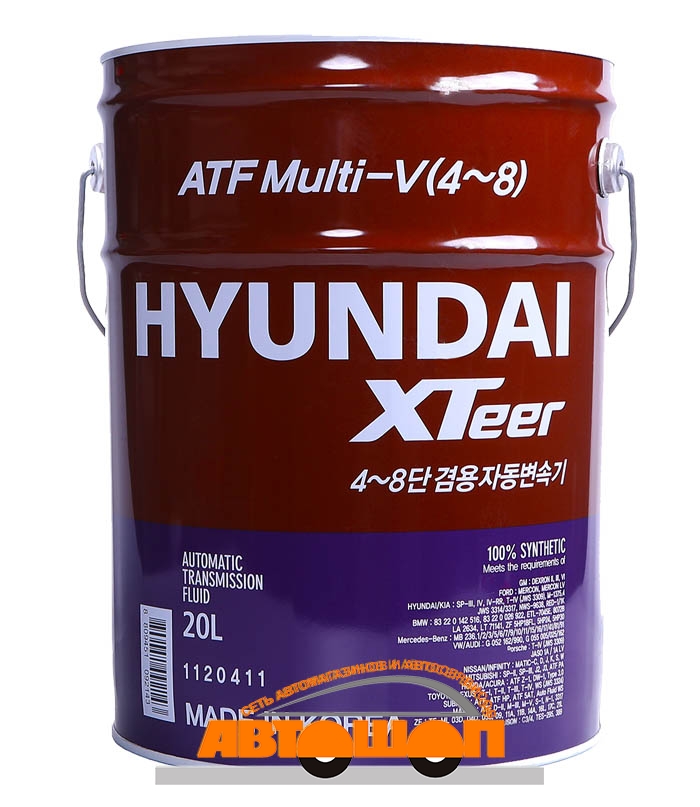 HYUNDAI  XTeer ATF Multi V, 20 ,     ; : 1120411