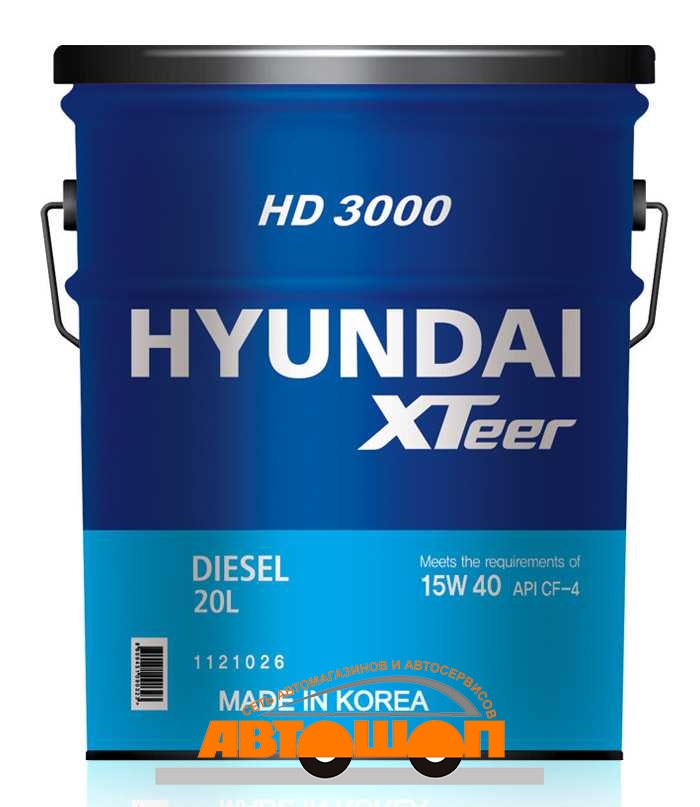 HYUNDAI  XTeer HD 3000 15W40, 1   ; : 1011026