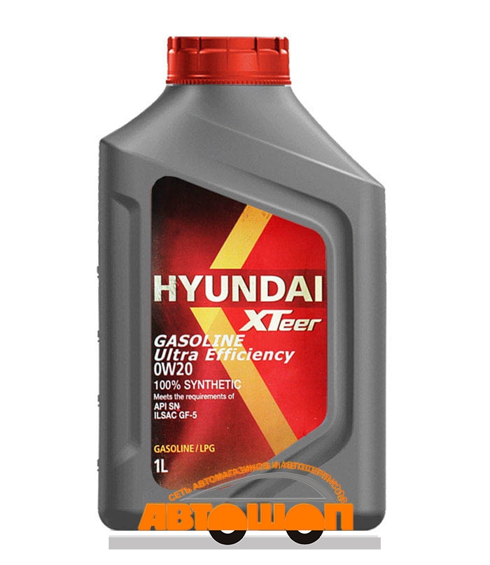 HYUNDAI  XTeer Gasoline Ultra Efficiency 0W20, 1 л, Моторное масло синтетическое; артикул: 1011121